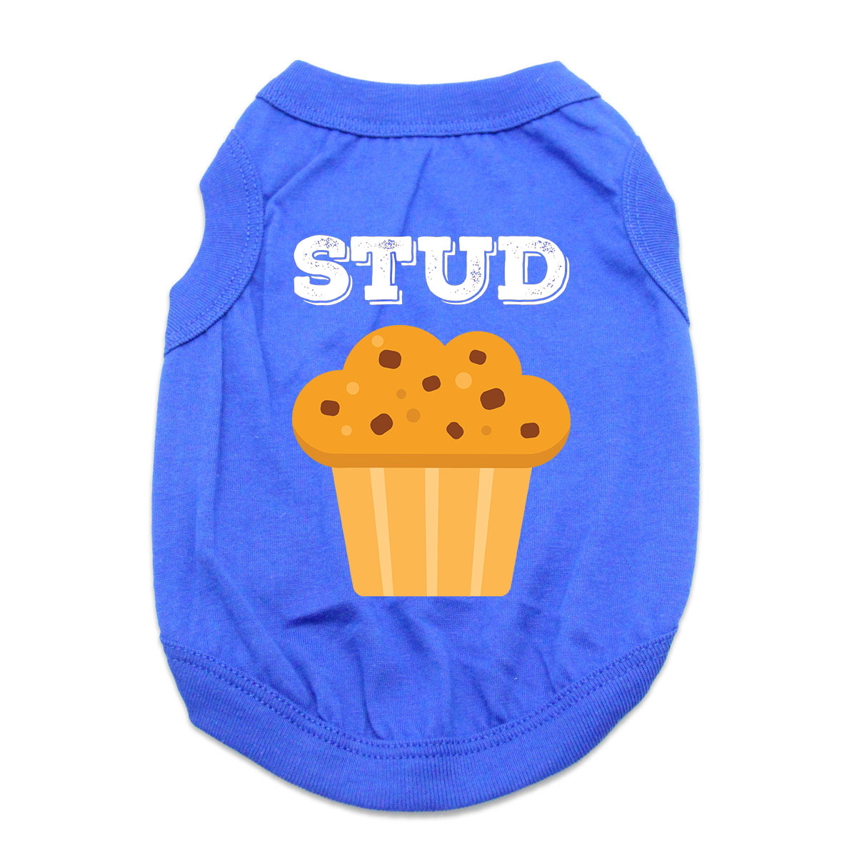 Stud Muffin Dog Shirt - Blue
