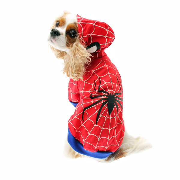 Puppe Love Superhero Dog Costume - Red Spider Dog