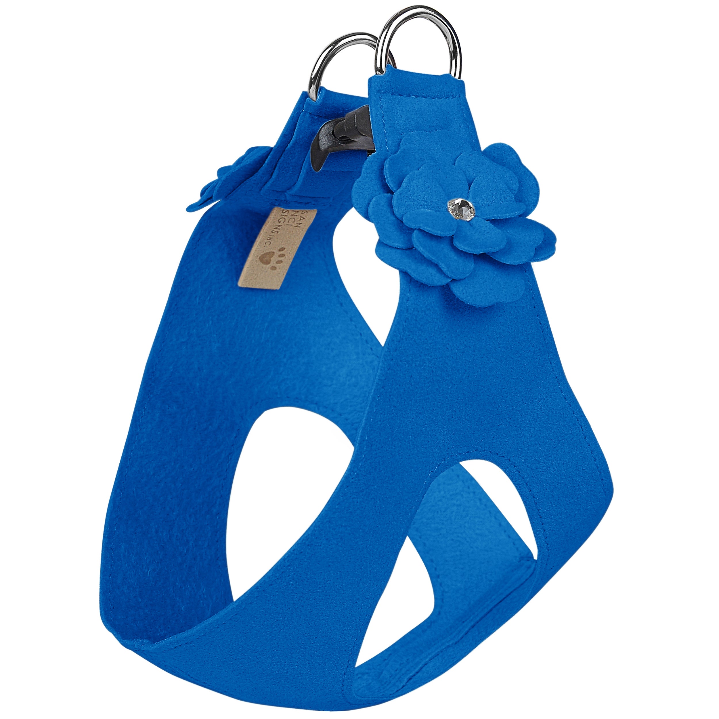 Susan Lanci Spring Garden Step-In Dog Harness - Royal Blue