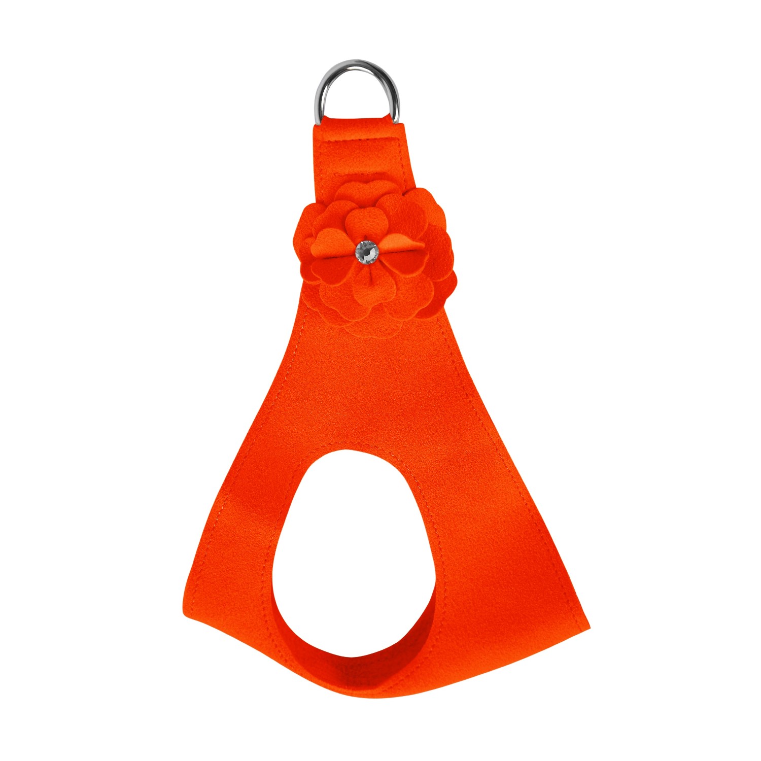 Susan Lanci Spring Garden Step-In Dog Harness - Electric Orange