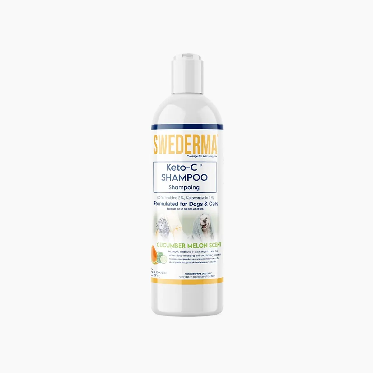 Swederma Keto-C® Shampoo for Dogs and Cats - Cucumber Melon Scent