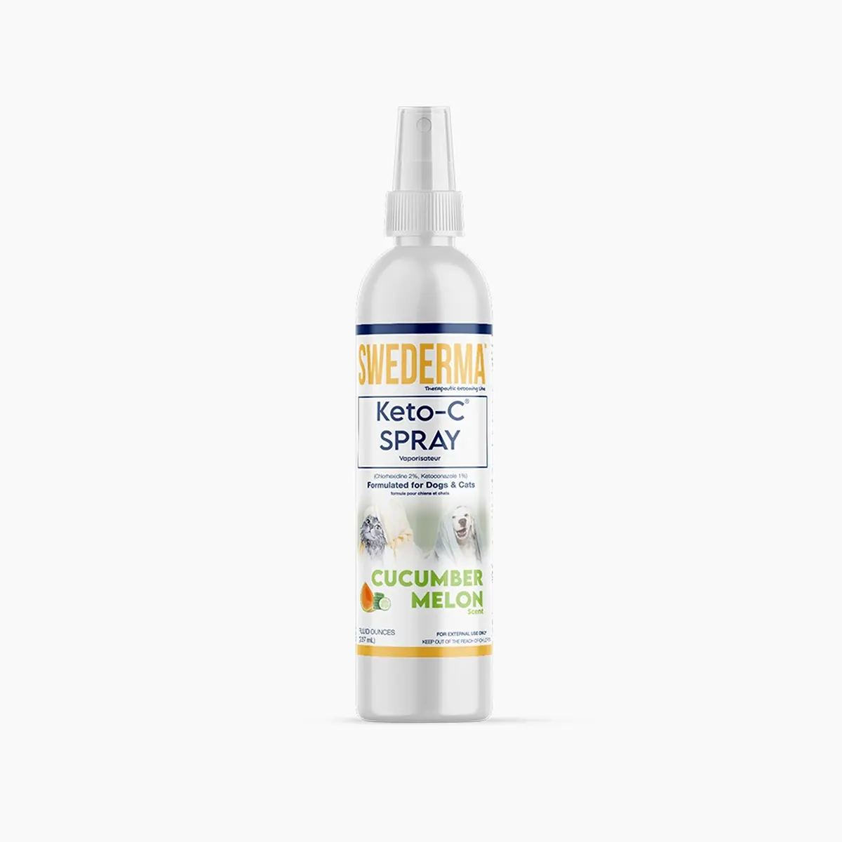 Swederma Keto-C® Spray for Dogs and Cats - Cucumber Melon Scent