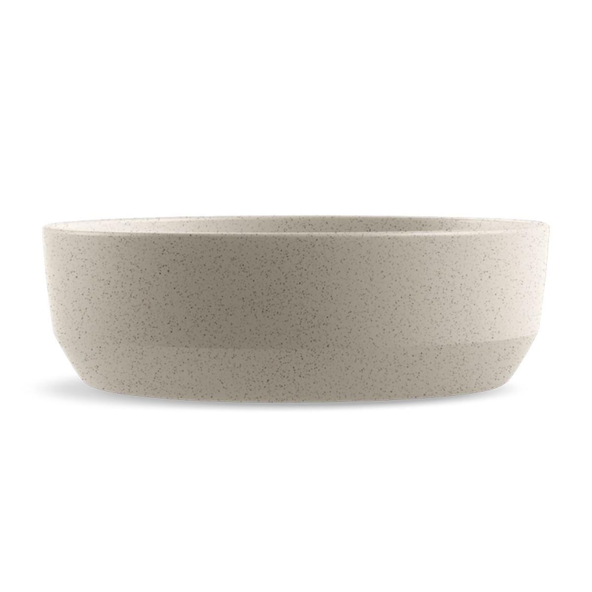 TarHong Wheat Straw Polypro Dog Bowl - Bevel Cream