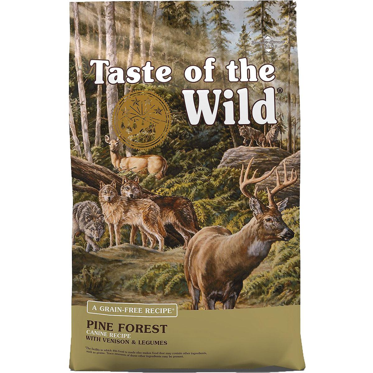 Taste of the Wild Pine Forest Dry Dog Food - Venison & Legumes 