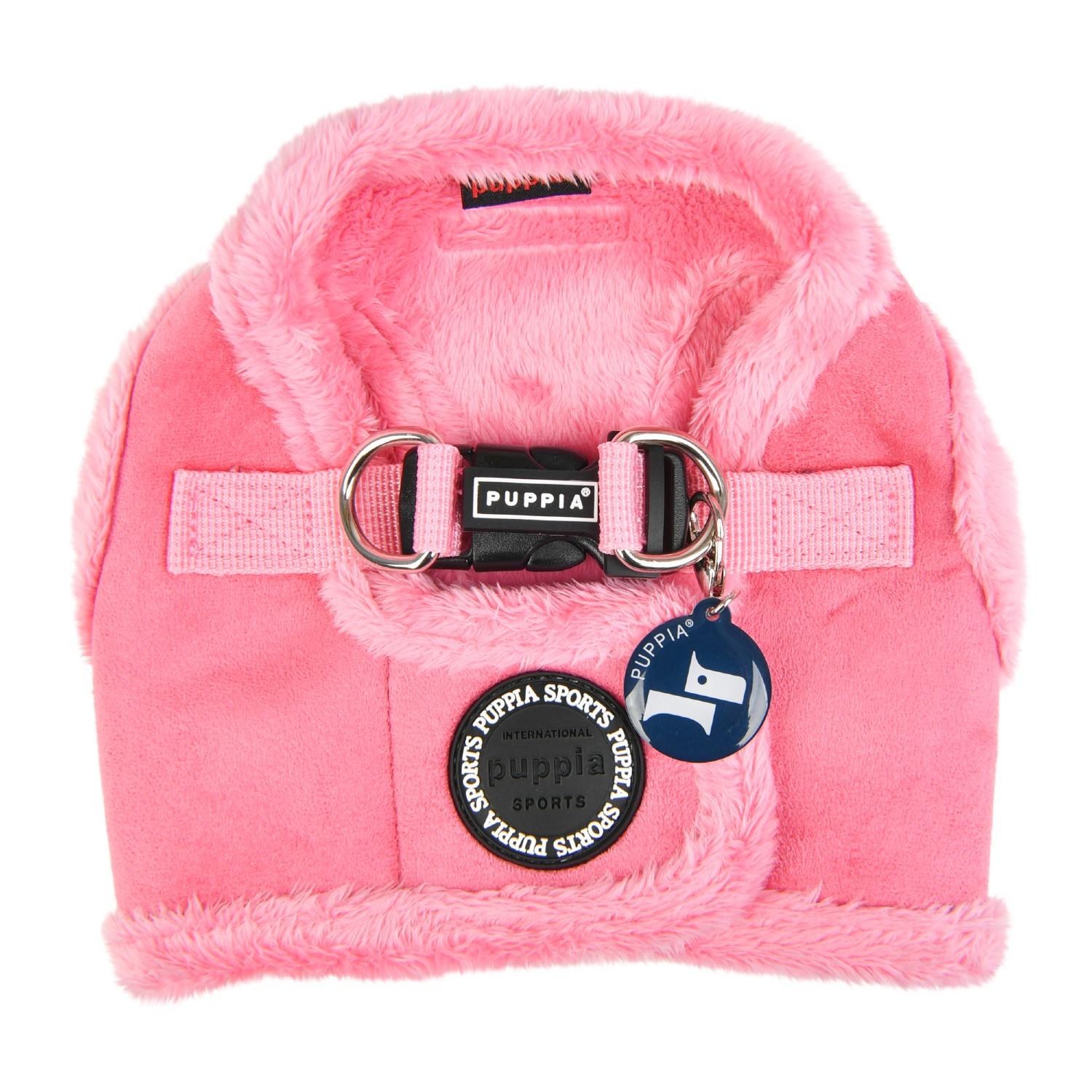 Terry Vest Dog Harness by Puppia - Pink