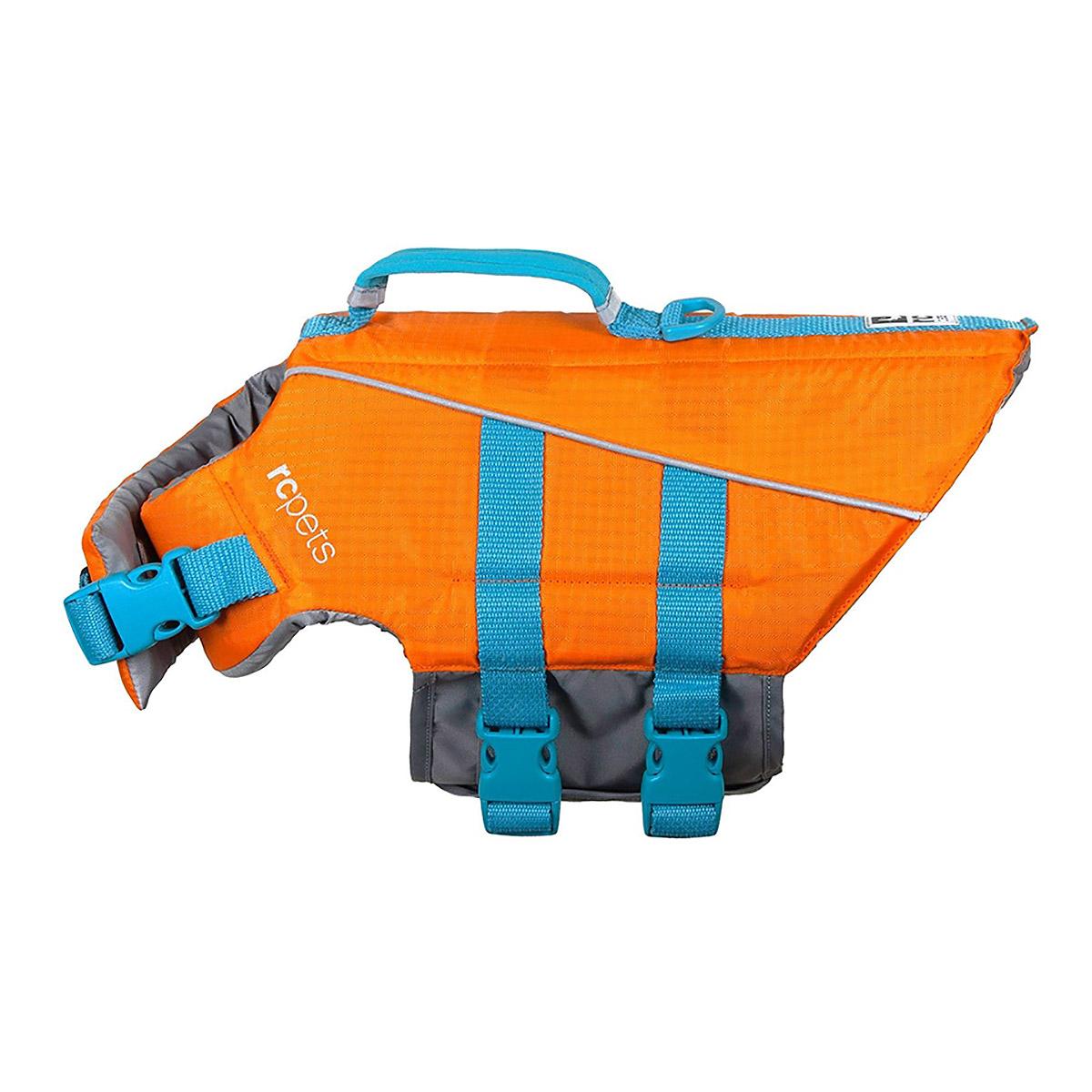 Tidal Dog Life Jacket Vest - Orange and Teal | BaxterBoo
