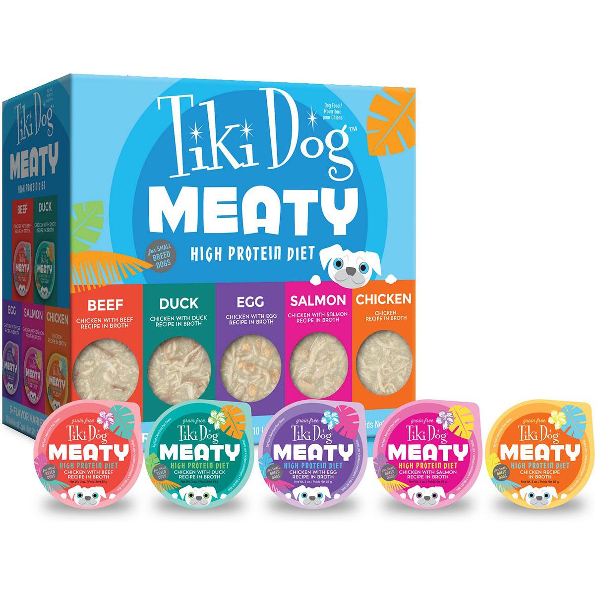 Tiki Dog Meaty Variety Pack Wet Dog Food