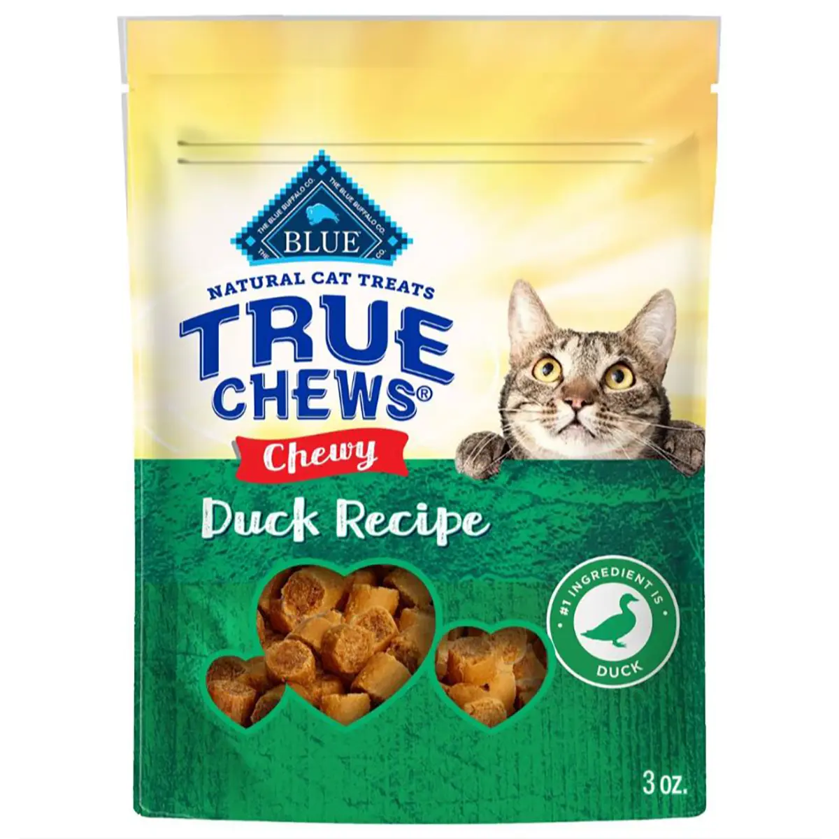 True Chews Chewy Bites Cat Treats - Duck