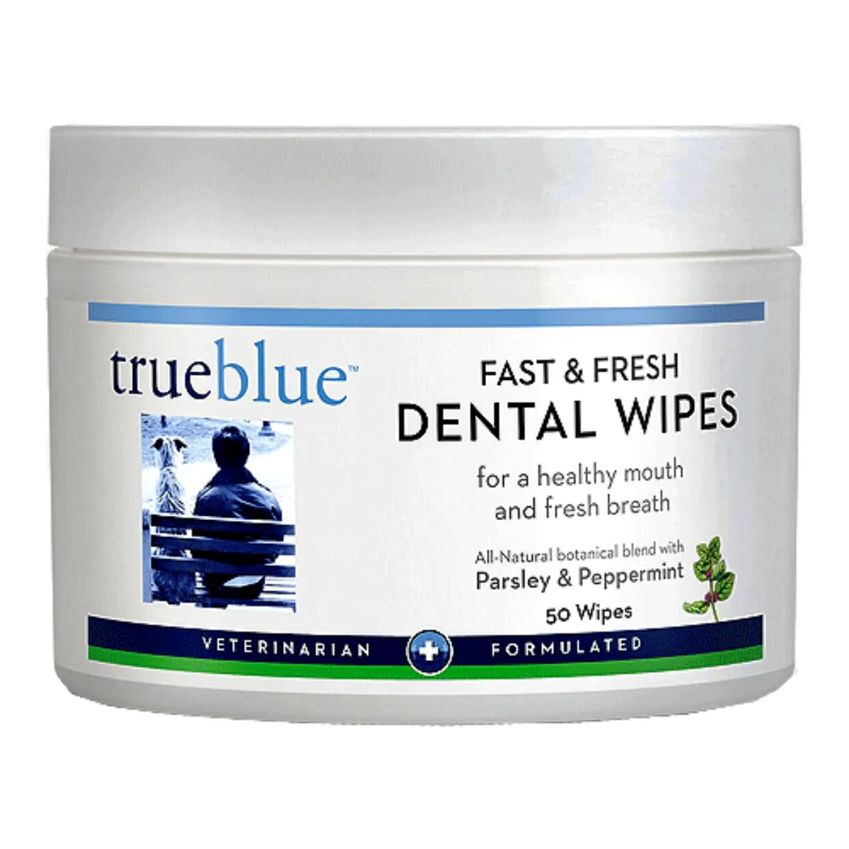 TrueBlue Fast & Fresh Dog Dental Wipes