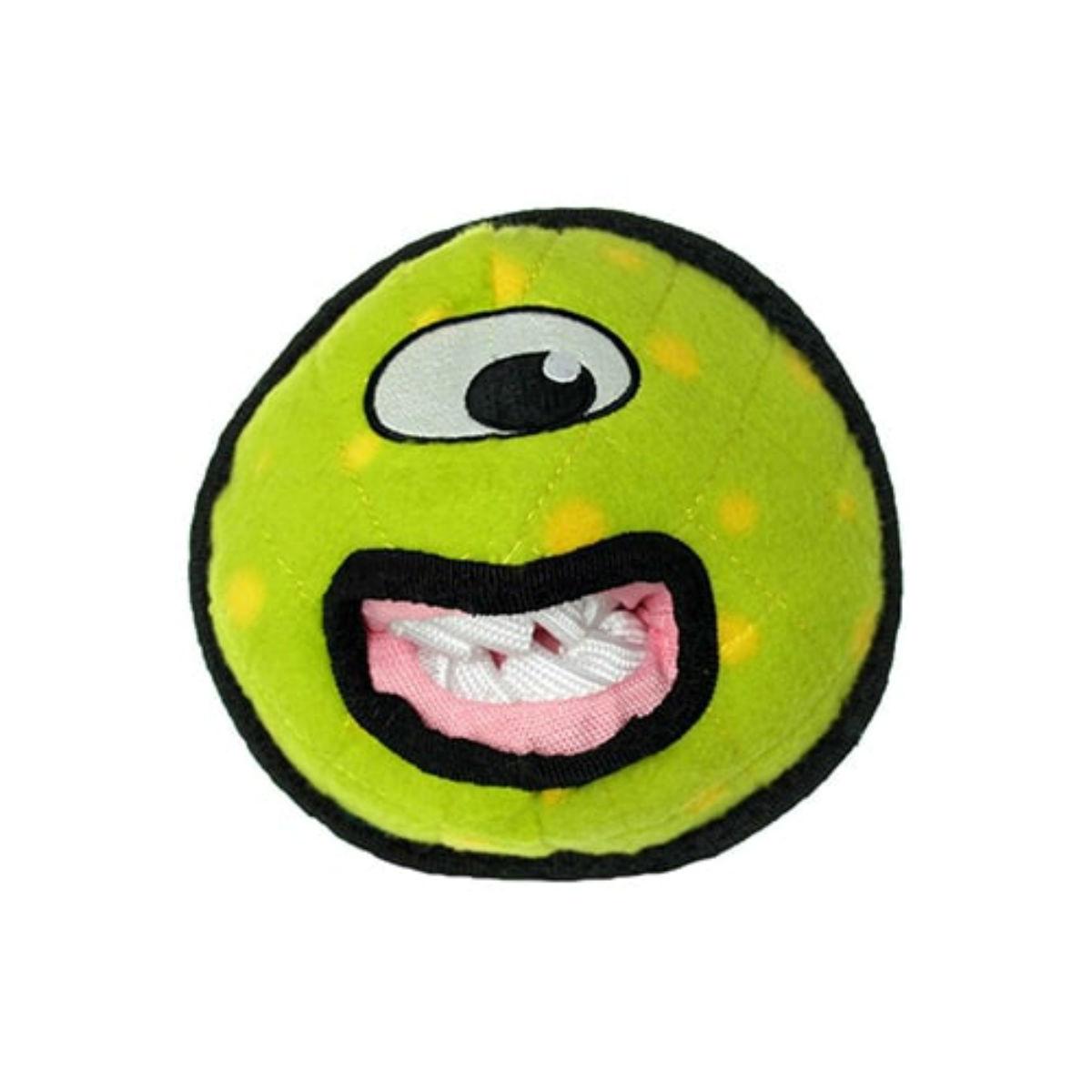 Tuffy Alien Series Dog Toy - Green Ball