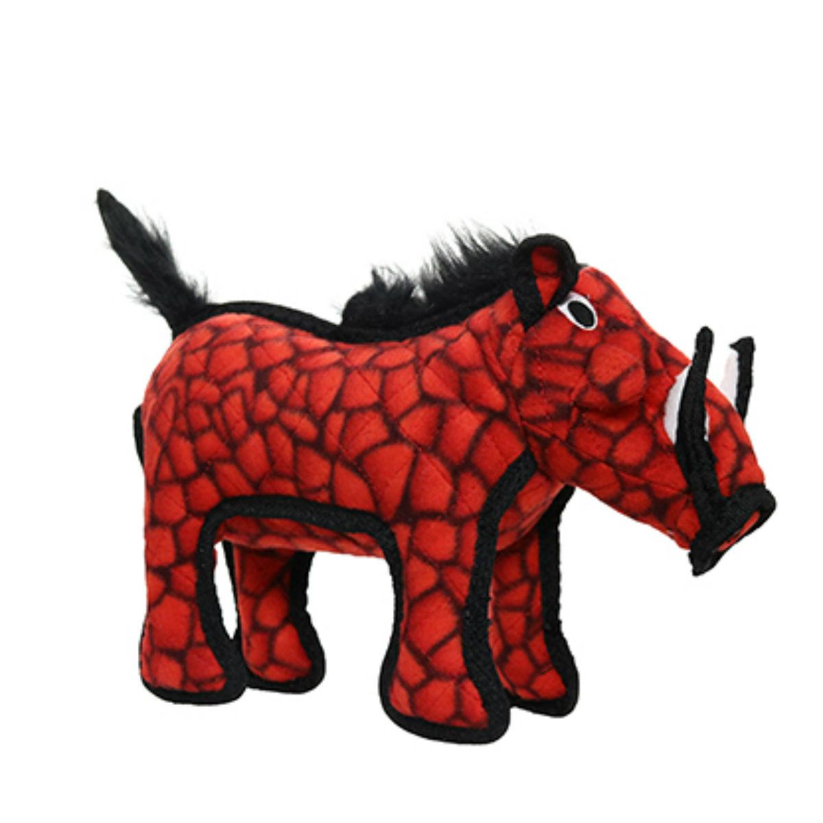 Tuffy Desert Series Dog Toy - Warthog Red