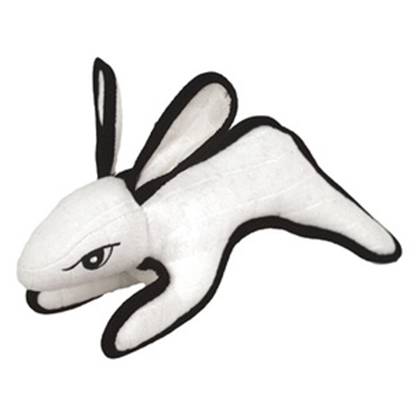 Tuffy Barnyard Series Dog Toy - Radish the White Rabbit