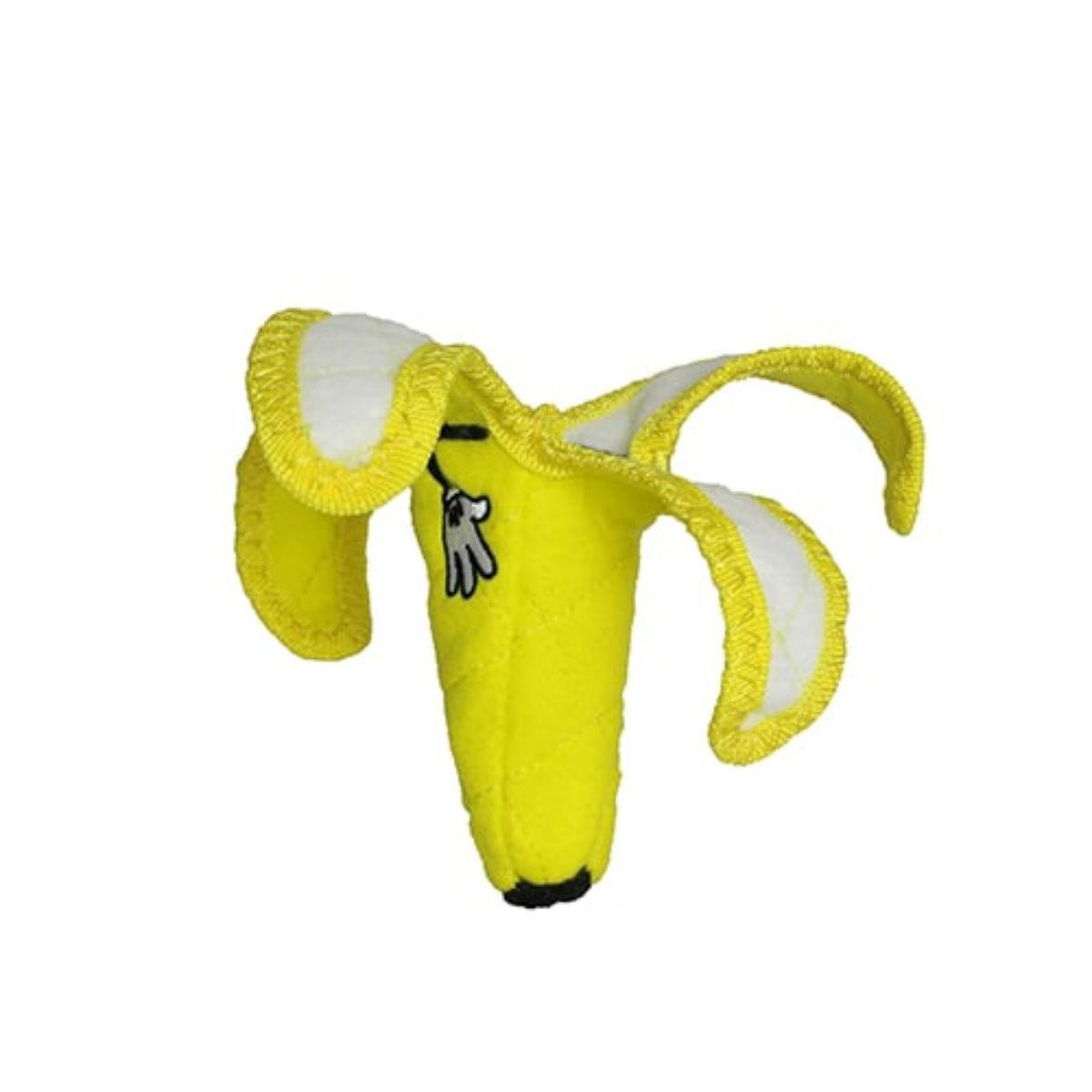 Tuffy Funny Food Banana Dog Toy