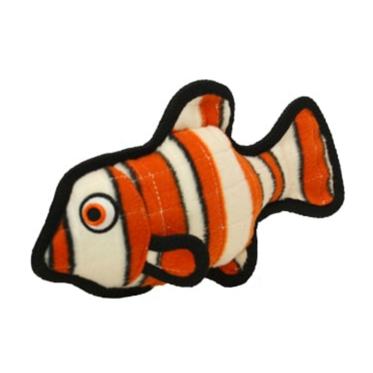 Tuffy Ocean Creatures Dog Toy - Orange Fish