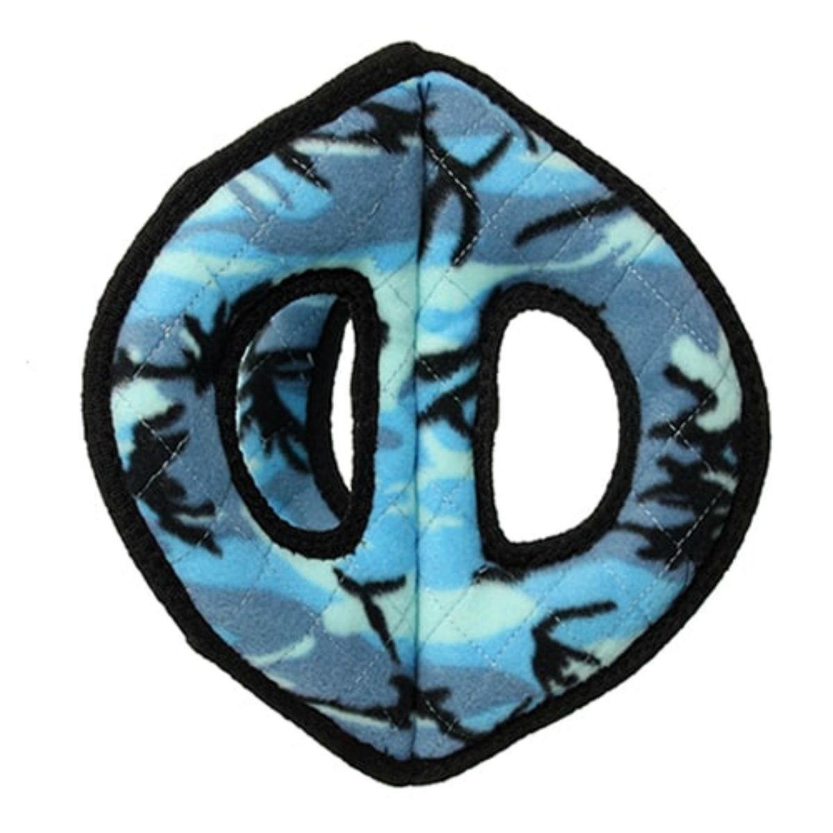 Tuffy Ultimate 3-Way Ring Dog Toy - Camo Blue