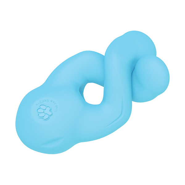 West Paw Tizzi Eco-Friendly Dog Toy - Aqua Blue