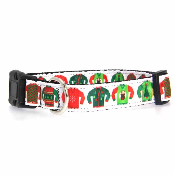 Ugly Sweaters Dog Collar