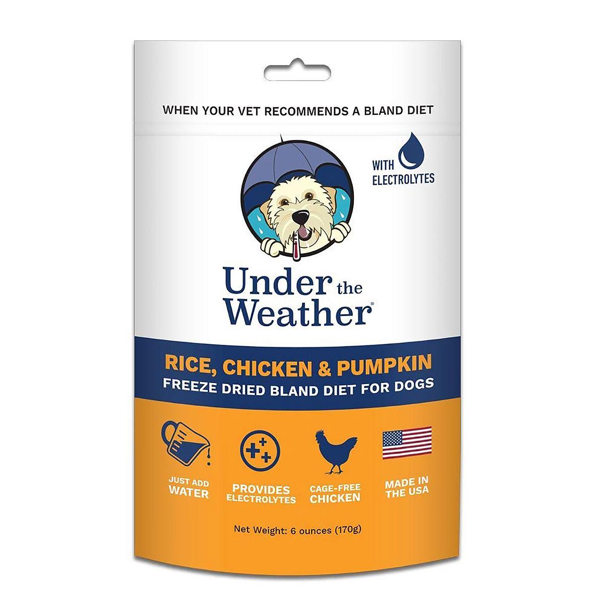 Under the Weather Freeze-Dried Bland Diet for Dogs - Rice, Chicken and Pumpkin