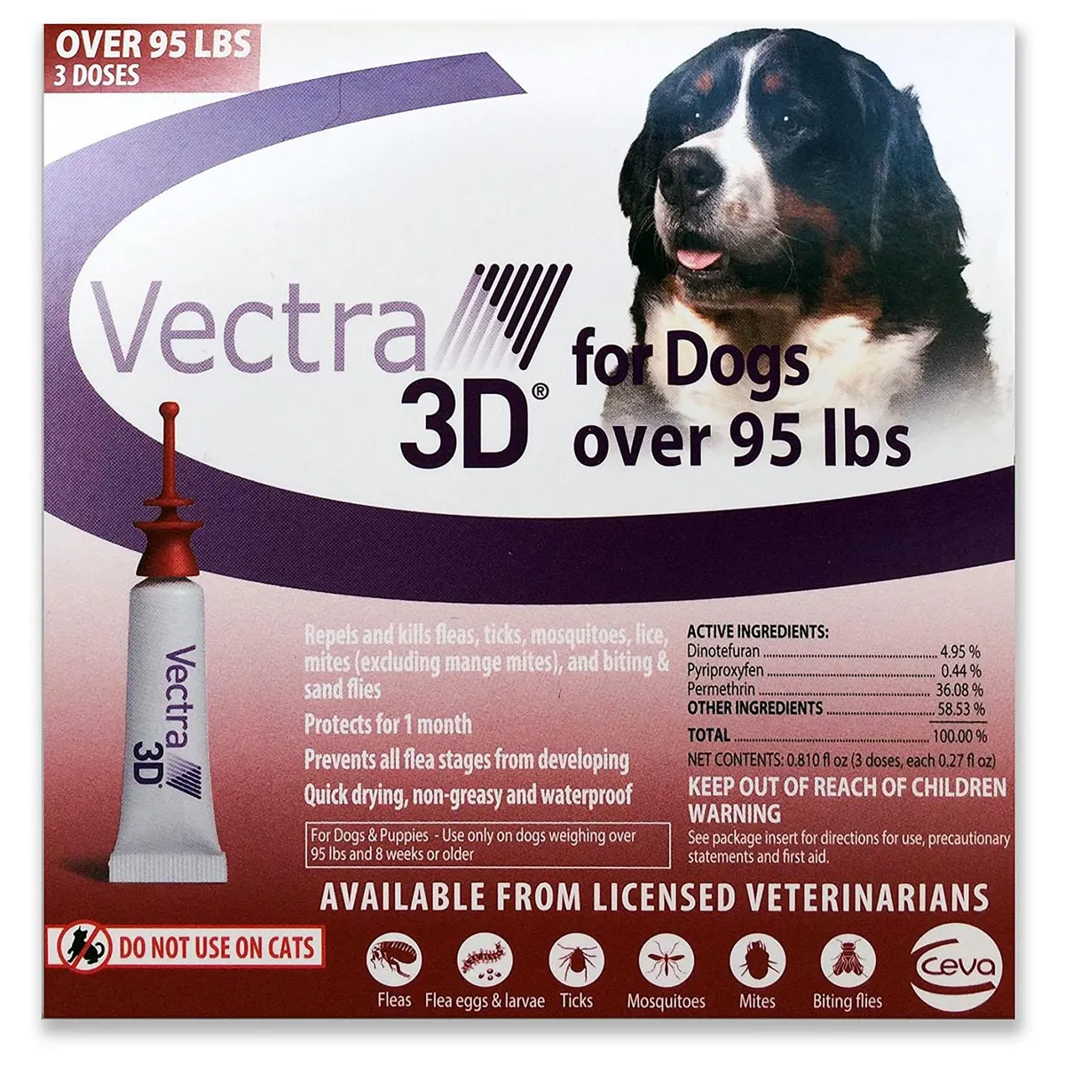 Vectra 3D Topical Flea and Tick Treatment for. BaxterBoo