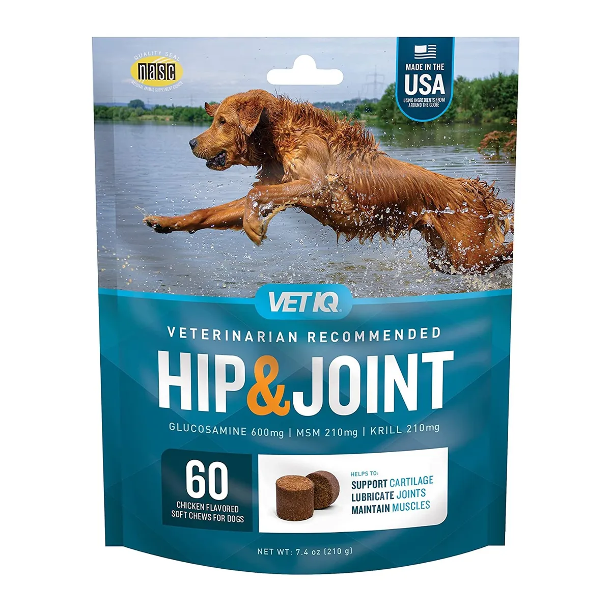 VetIQ Hip & Joint Support Supplement for Dogs