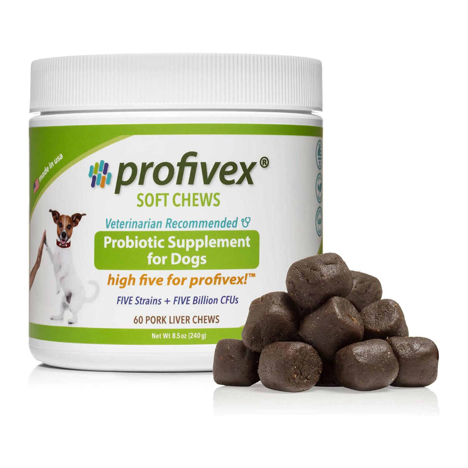 Vetnique Profivex Probiotic Support Dog Chews - Liver