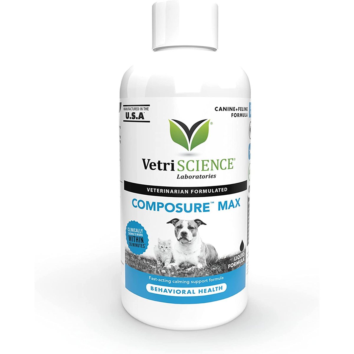 VetriScience Composure Max Liquid for Dogs and Cats