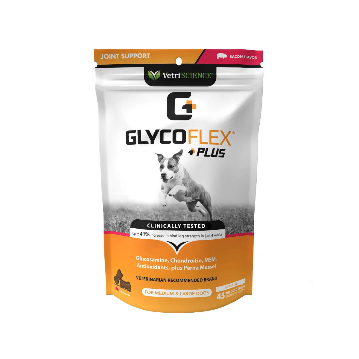 VetriScience GlycoFlex® Plus Dog Chews - Bacon