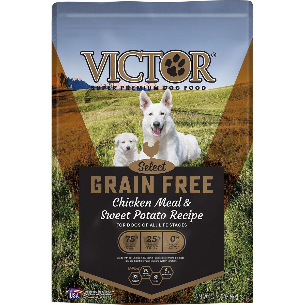 Victor Select Grain-Free Chicken Meal & Sweet Potato Recipe Dry Dog Food