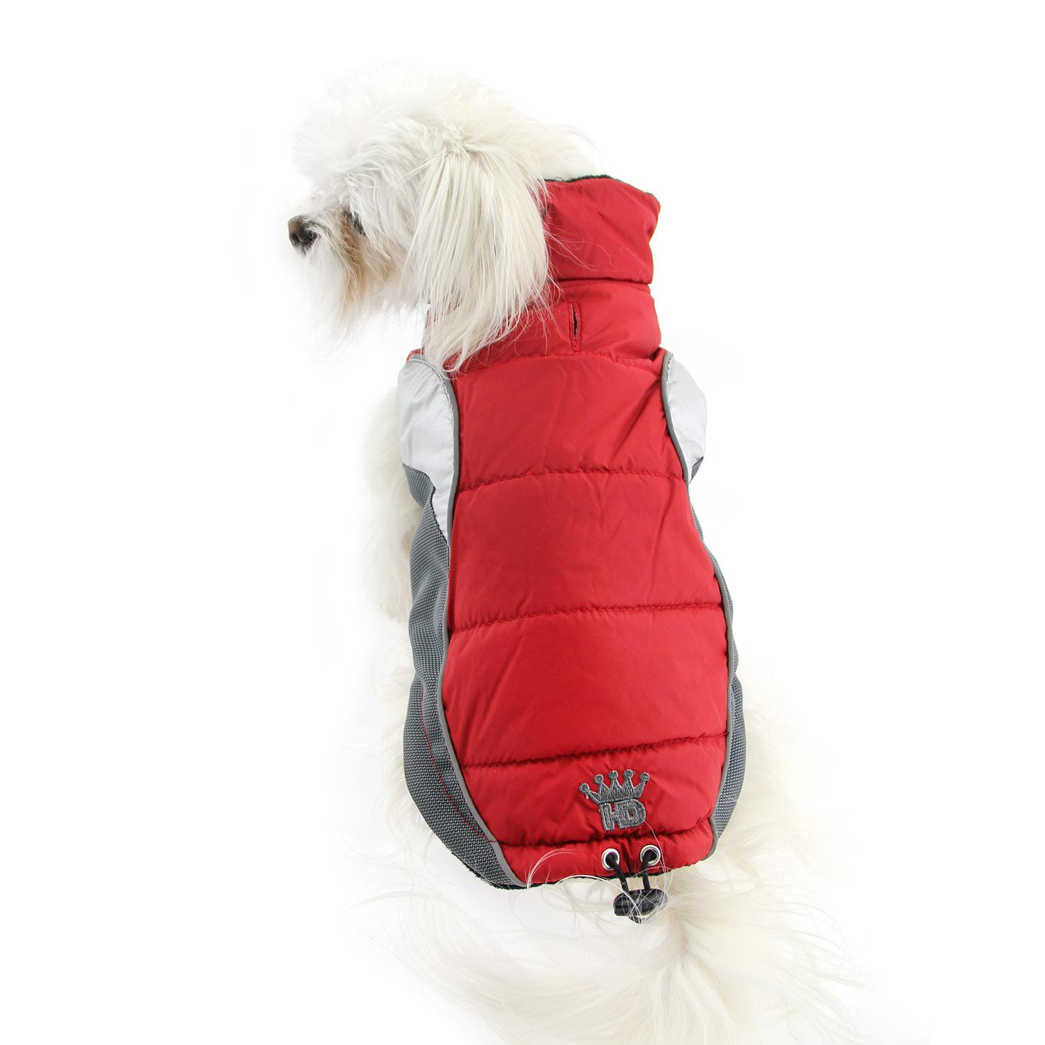 Hip Doggie Wave Reflective Puffer Dog Vest - ... | BaxterBoo