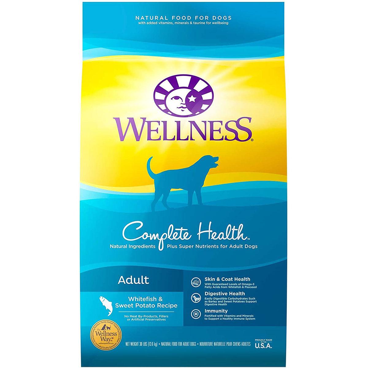 Wellness Complete Health Dry Dog Food - Whitefish & Sweet Potato Recipe