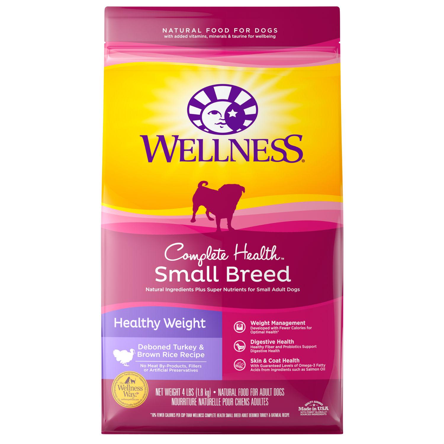 Wellness Complete Health Small Breed Dog Food - Healthy Weight Recipe
