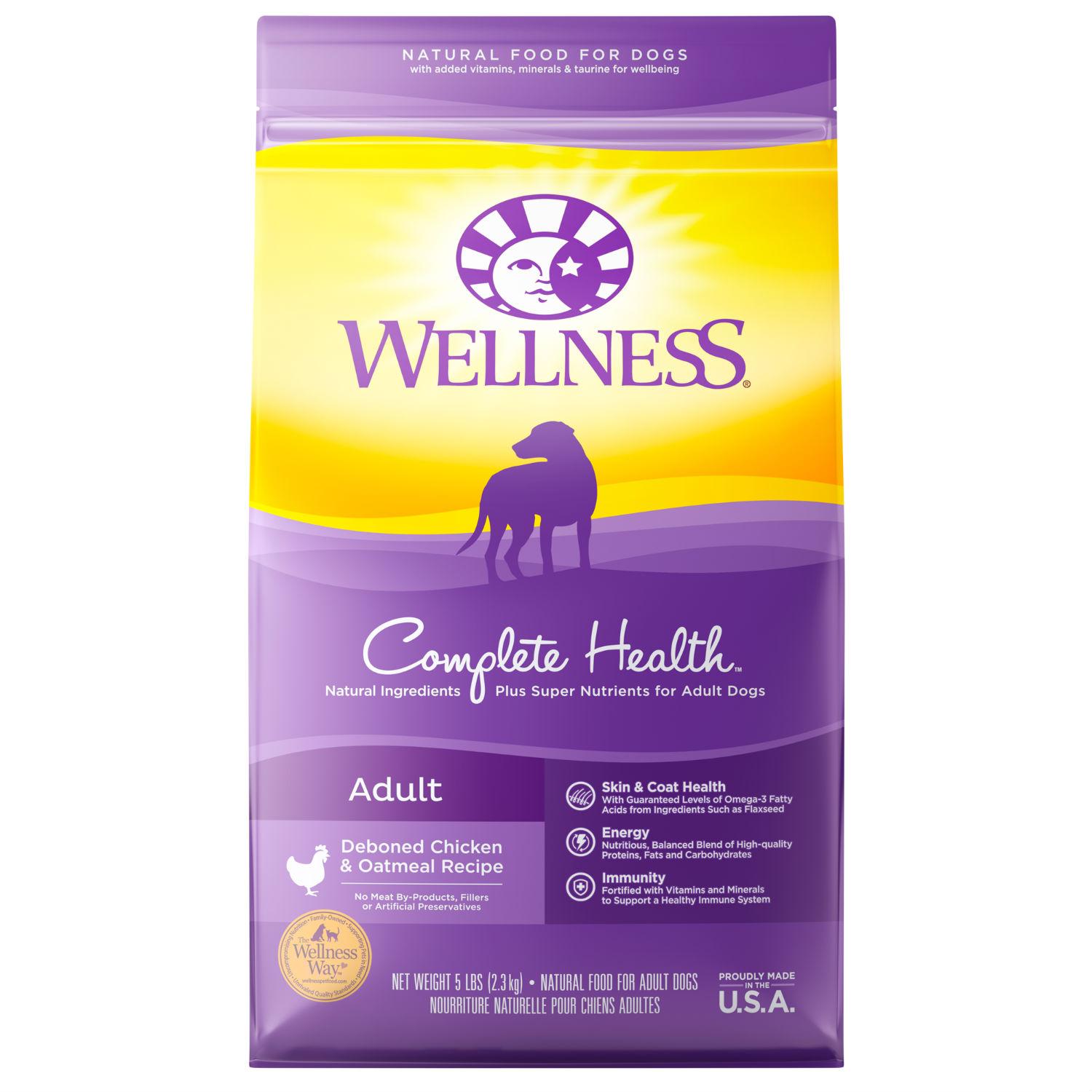 Wellness Complete Health Dog Food - Chicken and Oatmeal