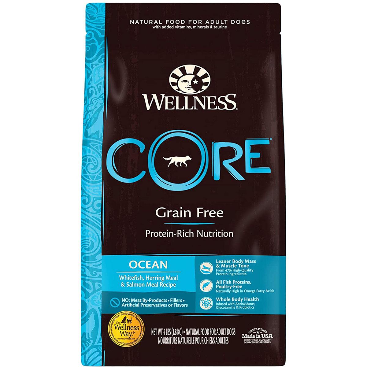 Wellness CORE Grain-Free Ocean Dry Dog Food - Whitefish, Herring Meal & Salmon Meal Recipe