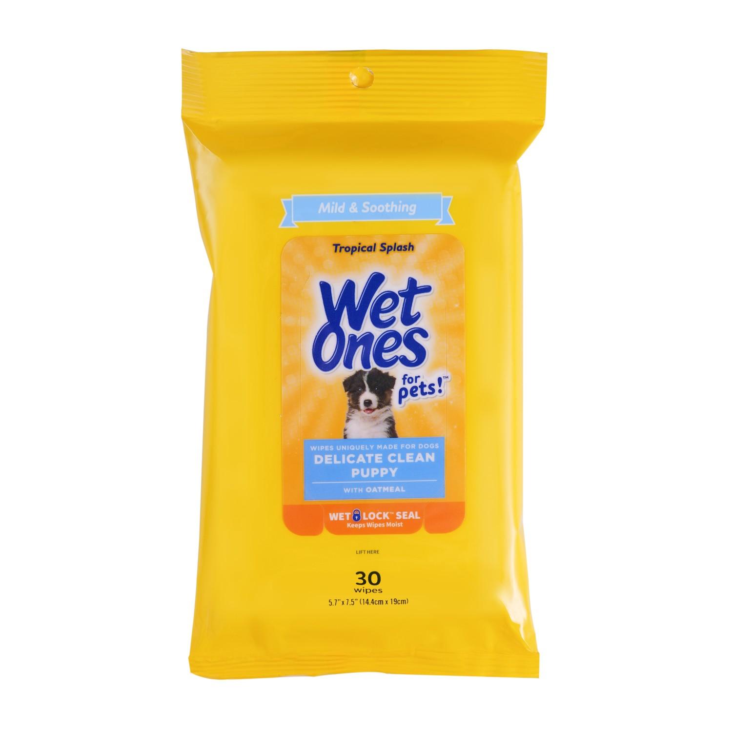 Wet Ones Delicate Clean Puppy Wipes - Tropical Splash