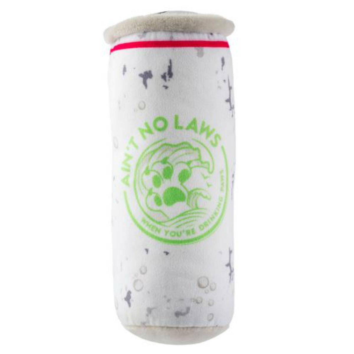 white paw hard seltzer dog toy