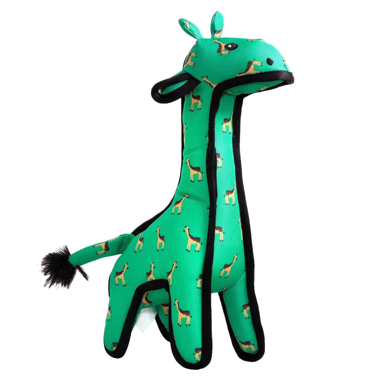 Worthy Dog Animal Bonded Mesh Dog Toy - Geoffrey Giraffe