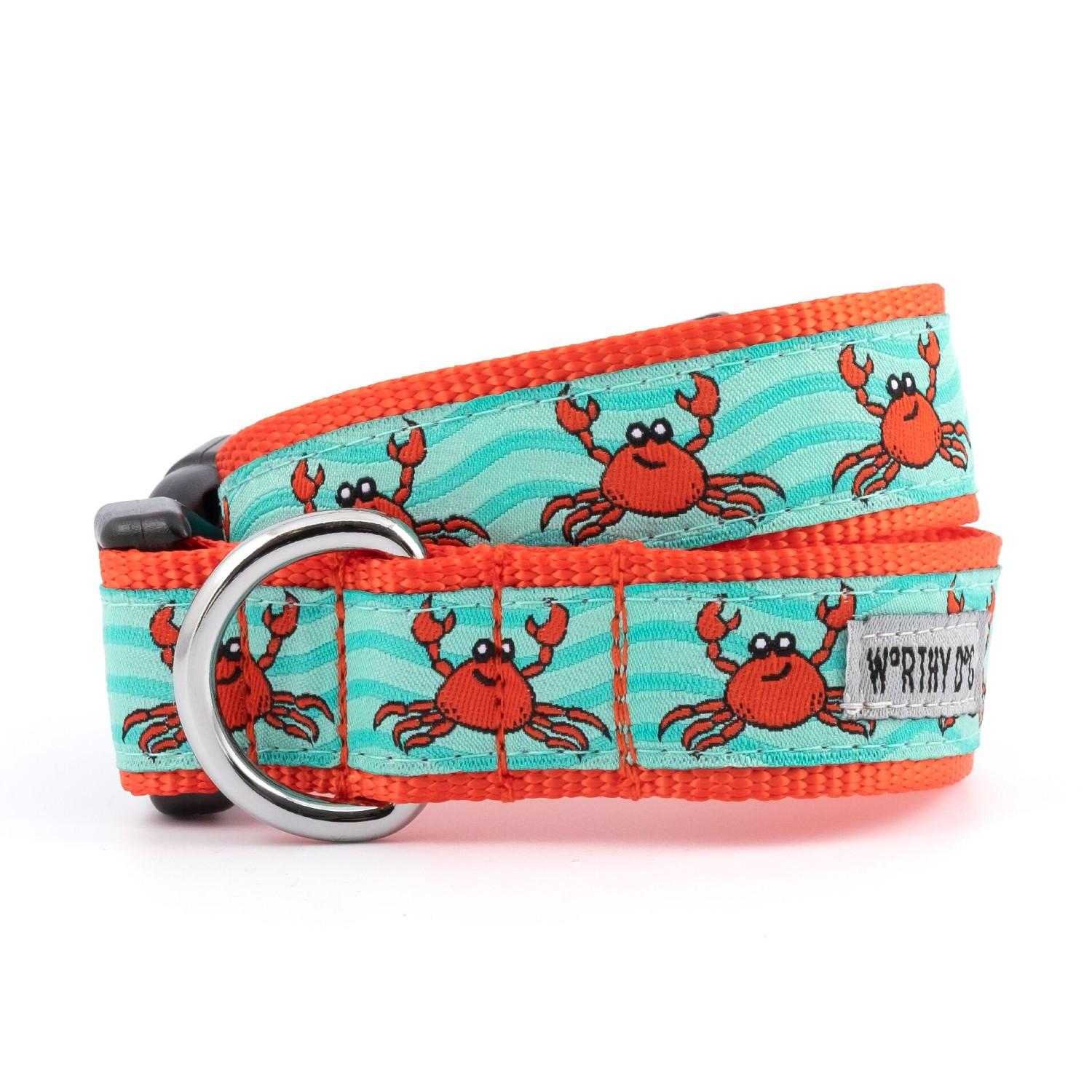 Worthy Dog Crabs Dog Collar