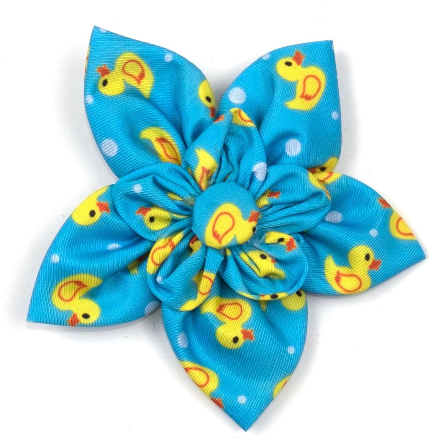 Worthy Dog Rubber Duck Dog and Cat Flower Collar Attachment