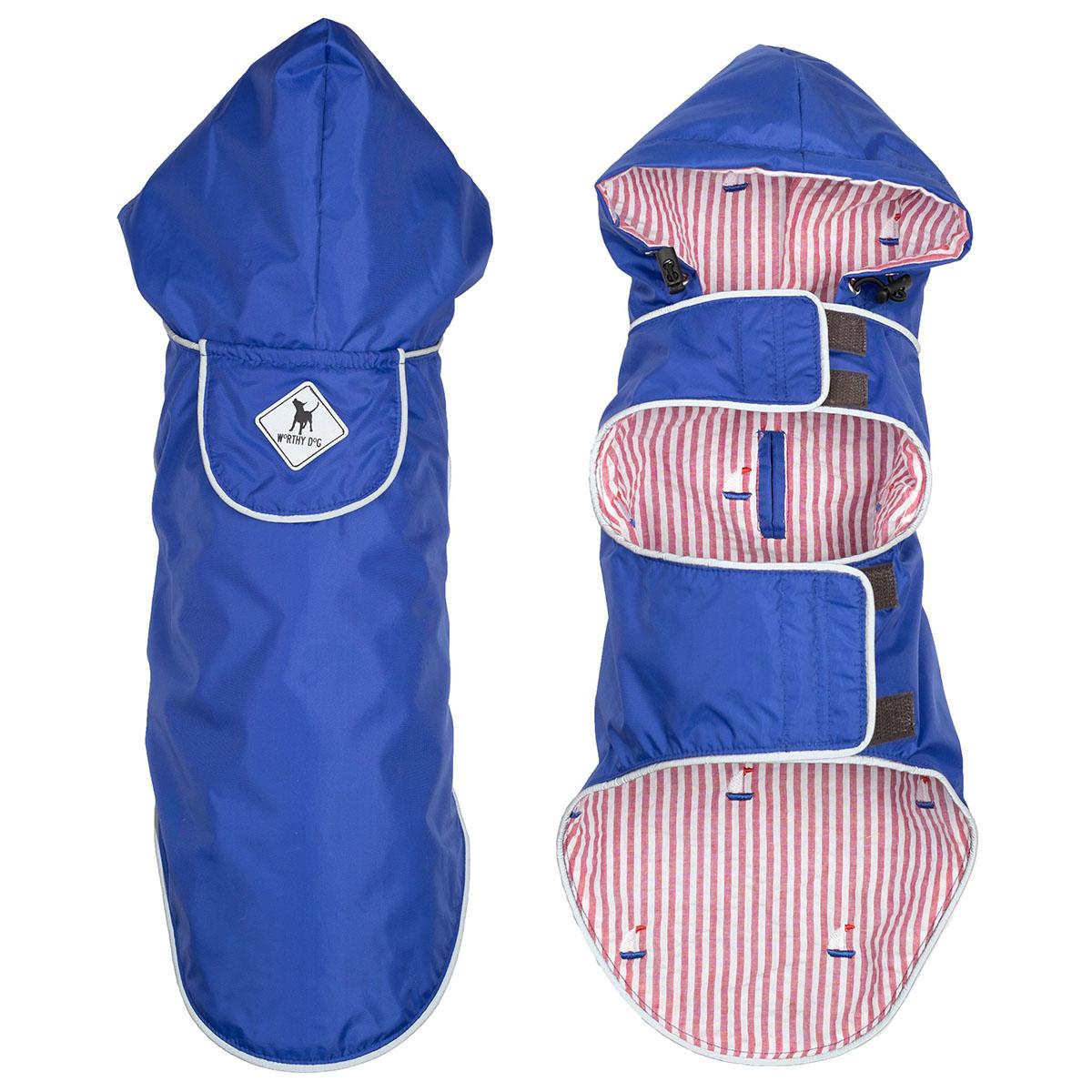 Vintage Seahawks Apex one Blue rain jacket poncho foldable into hip pouch￼ M