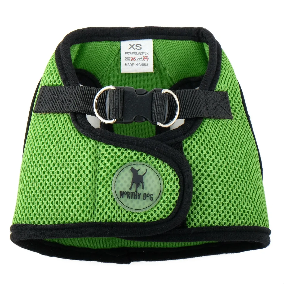 Worthy Dog Sidekick Dog Harness - Lime Green