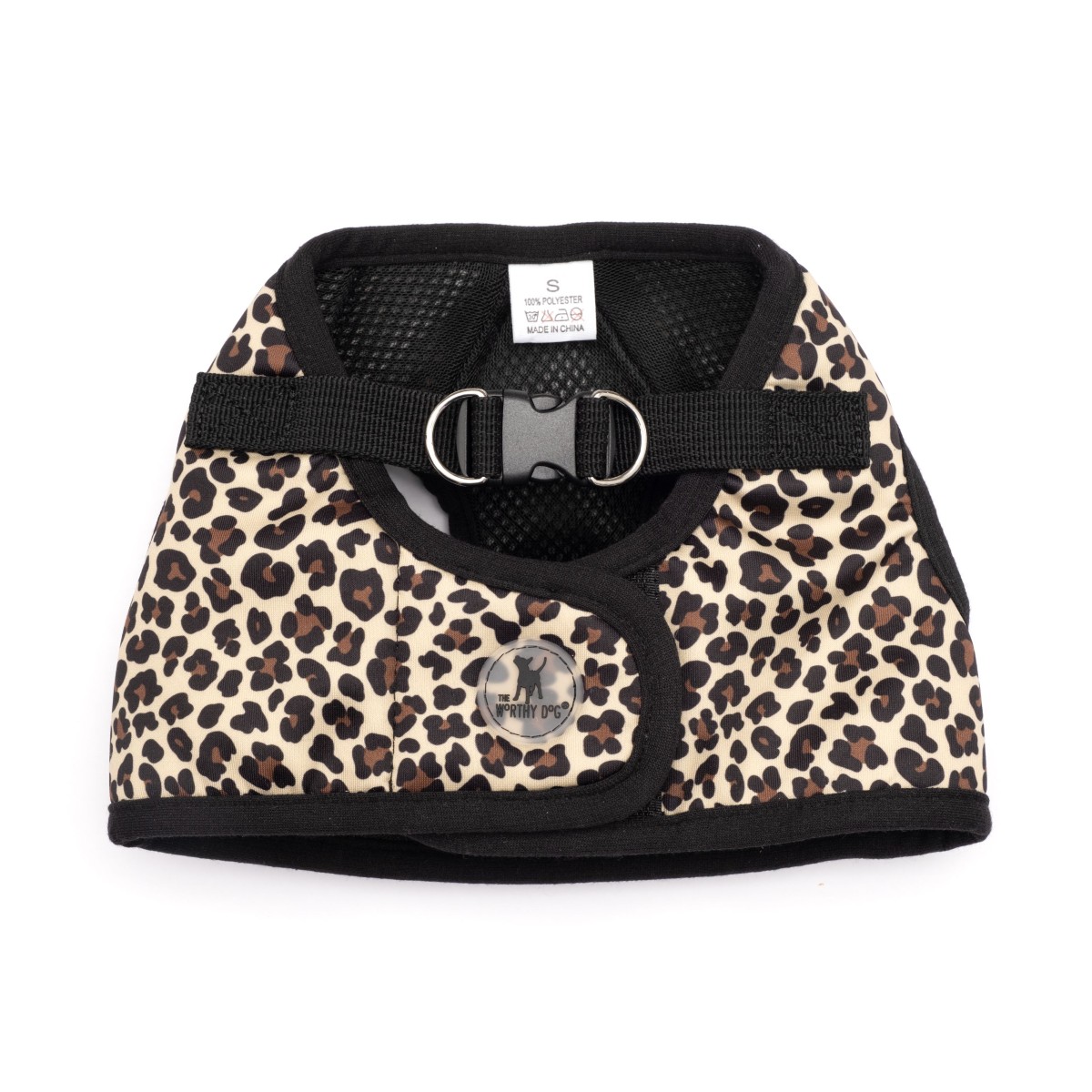 Worthy Dog Sidekick Printed Dog Harness - Leopard 