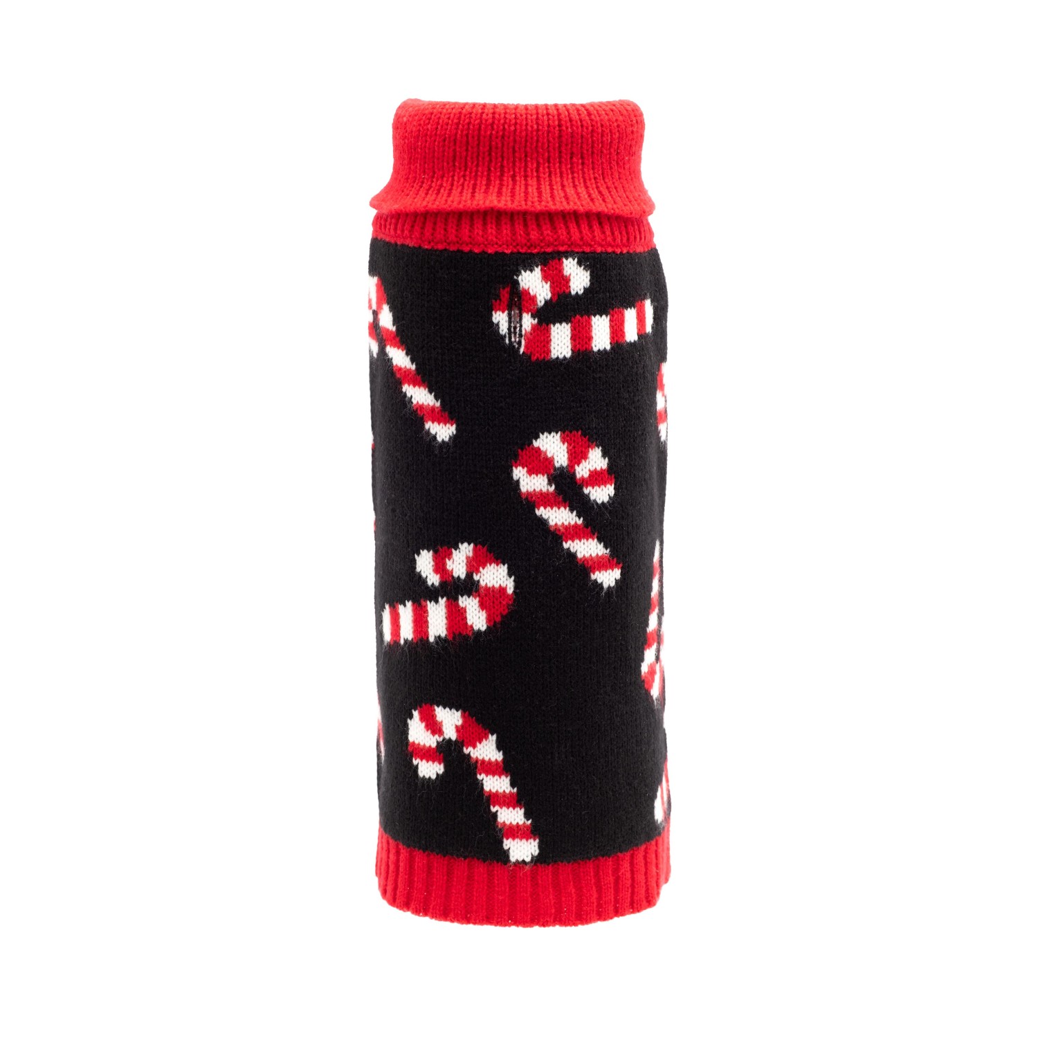 Worthy Dog Holiday Dog Sweater - Candy Cane