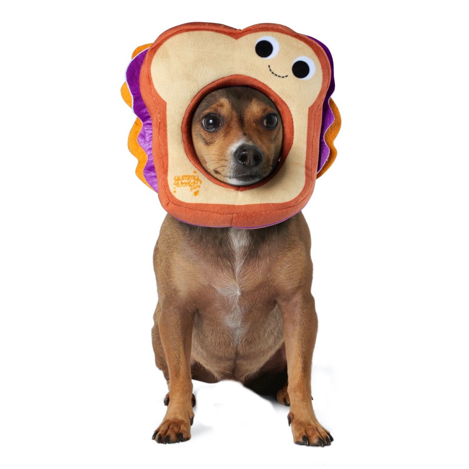 Yummy World Peanut Butter & Jelly Dog Headpiece