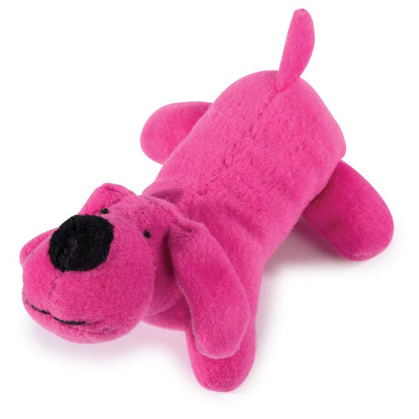 Zanies Neon Lil' Yelpers Dog Toy - Hot Pink