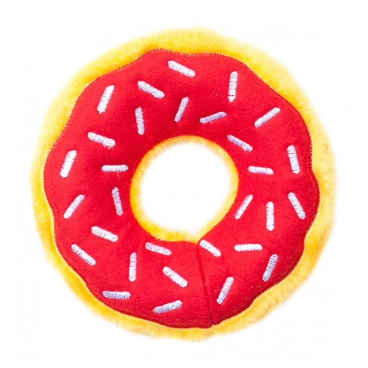 ZippyPaws Donutz Dog Toy - Cherry