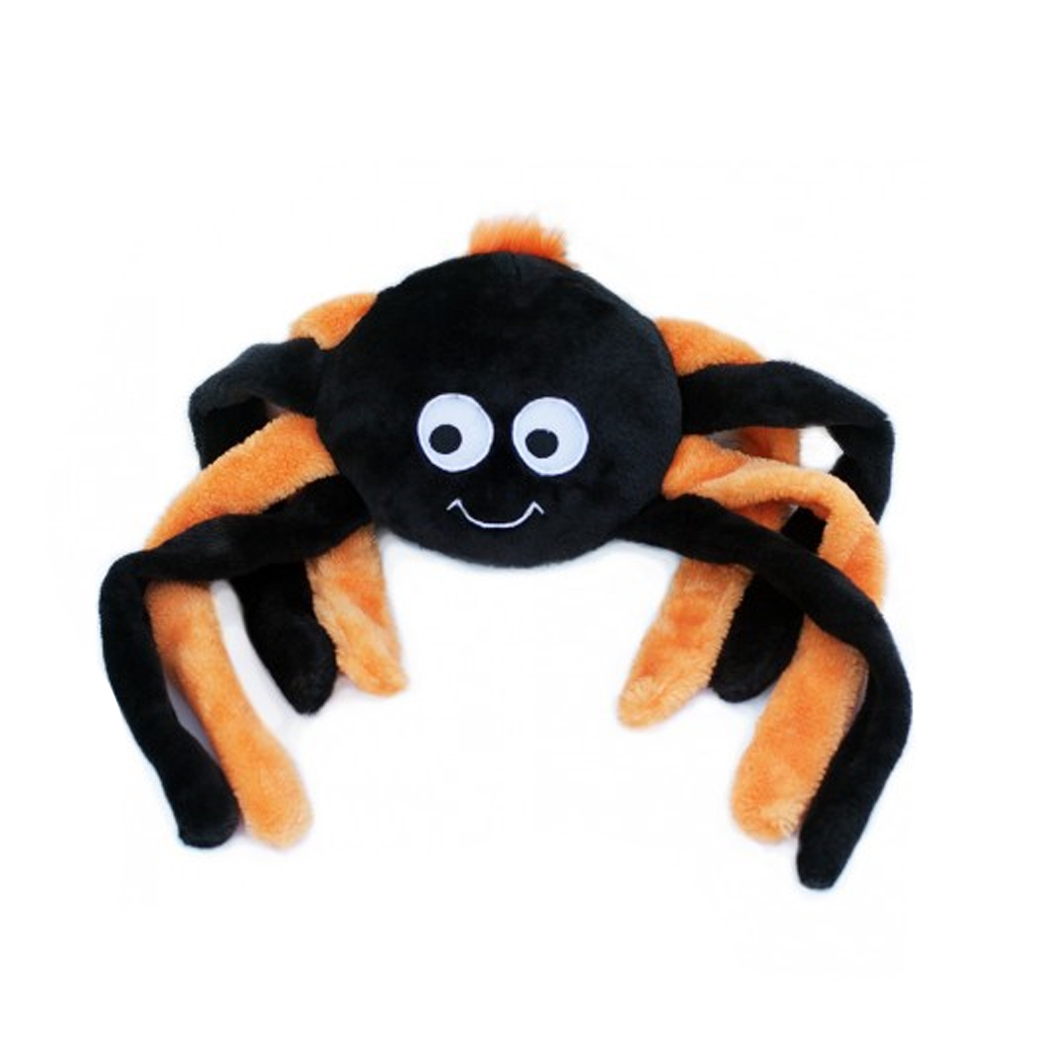 ZippyPaws Halloween Grunterz Dog Toy - Orange Spider