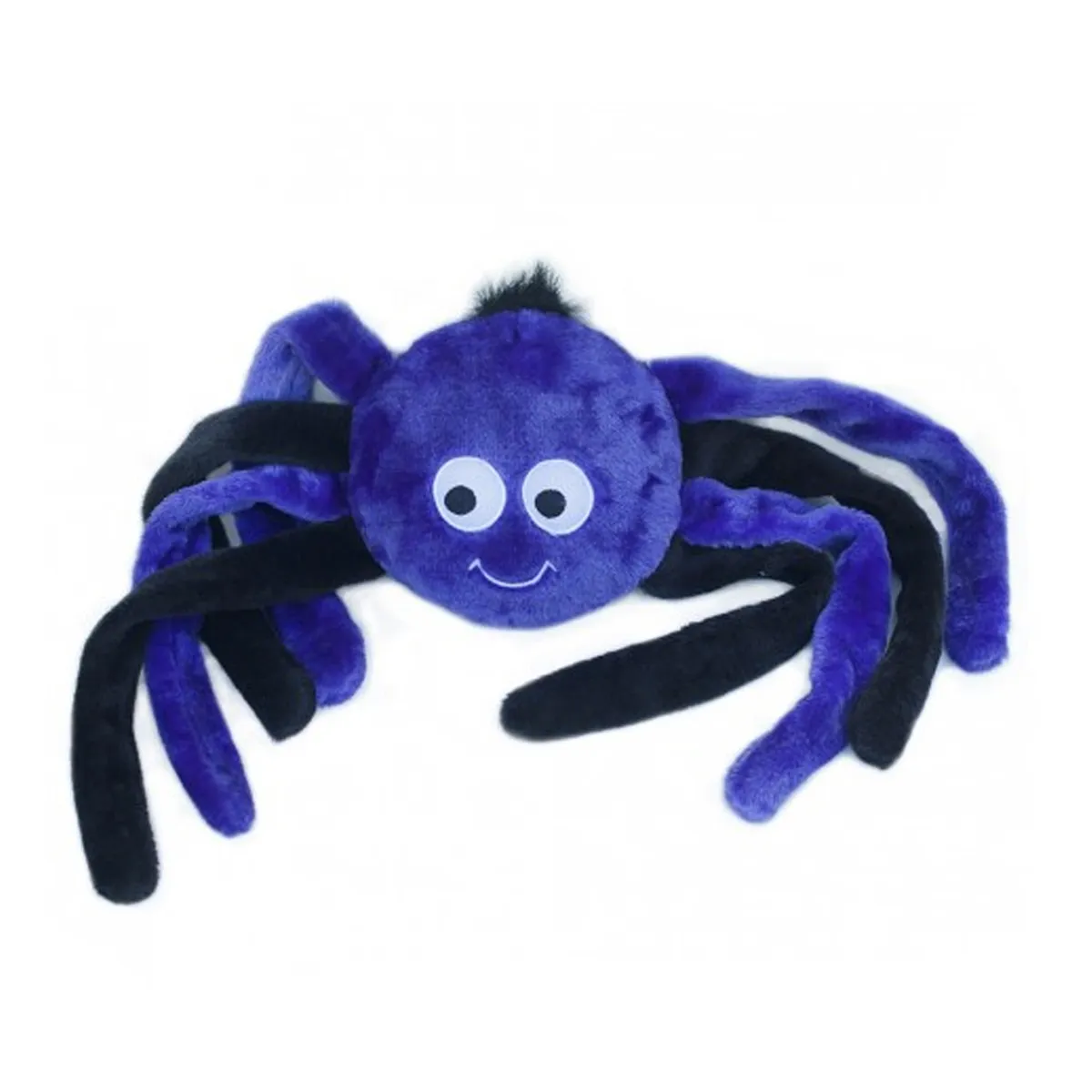 ZippyPaws Halloween Grunterz Dog Toy - Purple Spider