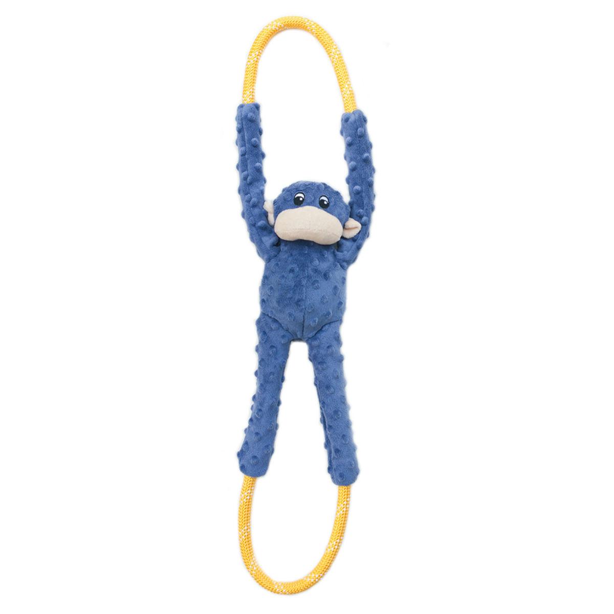 ZippyPaws Monkey RopeTugz Dog Toy - Blue