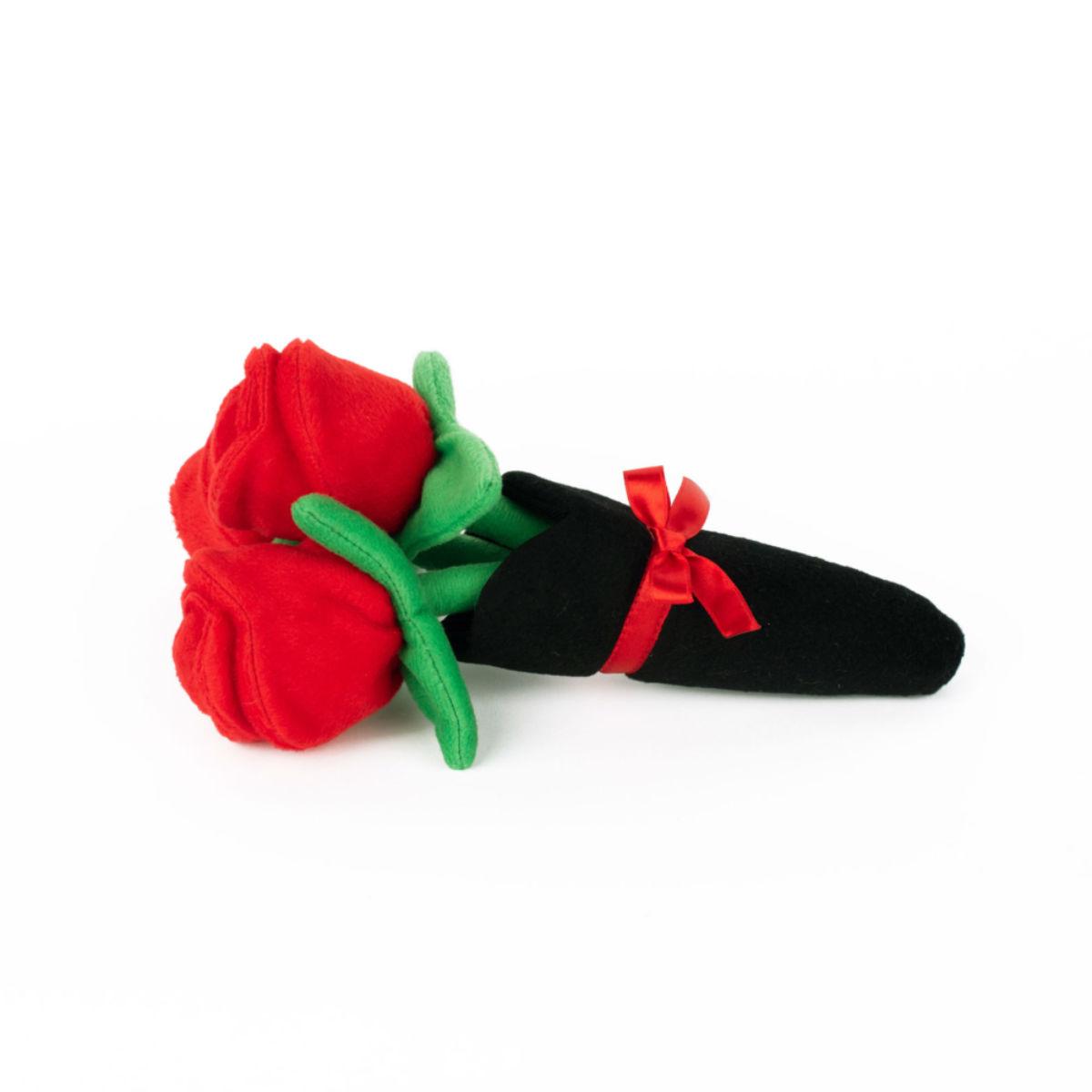 ZippyPaws Valentine Burrow Dog Toy - Bouquet of Roses