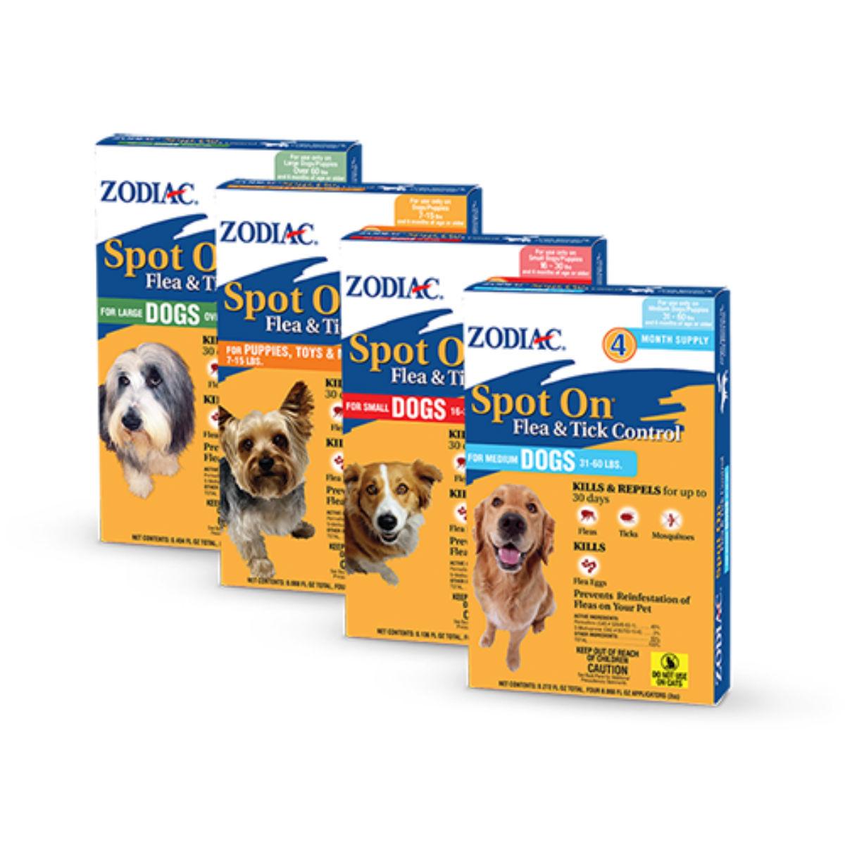 Zodiac Spot On Flea & Tick Control for Dogs and Puppies